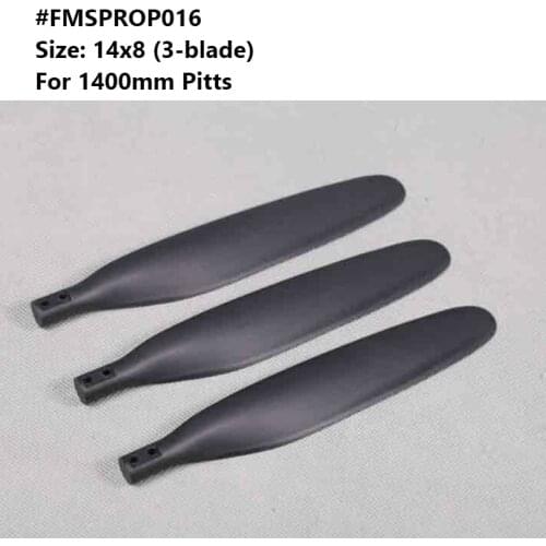 FMS Model 1400mm 1.4m Pitts Propeller 14x8 Inch 3 Blade FMSPROP016 RC Airplane Model Hobby Plane Aircraft Avion Spare Parts