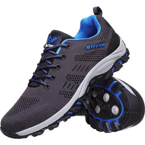 Men Outdoor Shoes Fishing Trekking Boots Climbing Walking Sneskers Sport Hunting Shoes Climbing Walking Sneakers