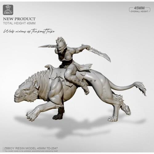 45MM Resin model kits figure DIY toy self-assembled TD-2550