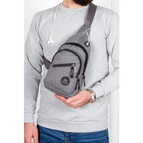 Single Arm Chest Bag with Headphone Output Daily Mini Backpack Stylish Design with Shoulder Strap Quality LTH1155