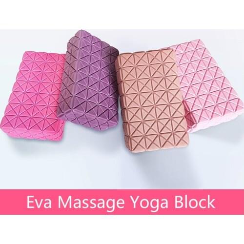 New Arrivals EVA Yoga Block 3D Massage High Density Beginners Foam Bricks Special Practice for Childrens Dancing Pilates