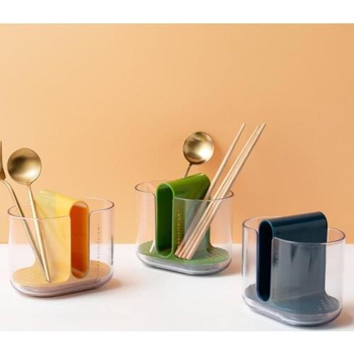 Kitchen Organizer Utensil Holder Chopsticks Countertop Cutlery Drying Shelf Flatware Drain Kitchen Tools Table Utensil #20