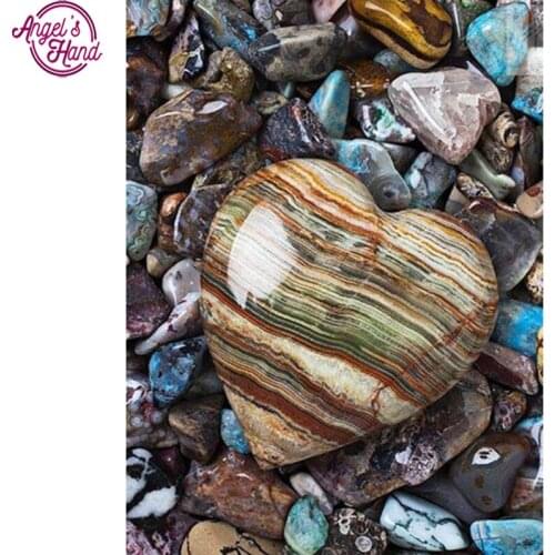 Full square diamond 5D DIY diamond embroidery heart stones diamond painting Cross Stitch Rhinestone mosaic home decoration