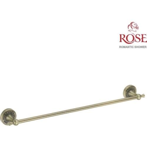 ROSE Towel tube, Rod towel rack, brass bracket rack mount rack, wall mounting,hang towel on the wall,towel holder on the wall near the sink RG1017Q
