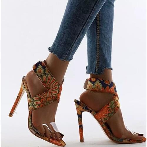 2021 Women Sandals Fashion High Heels Sandals Shoes Woman Peep Toe Stiletto Sexy Women Heels Chaussures Femme Summer Pumps Women