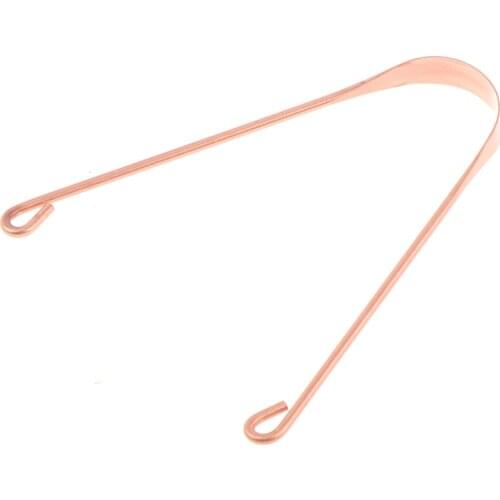 1pcs Tongue Scraper Cleaner Metal Cleaning Scraper for Men and Women Tongue Toothbrush Dental Oral Care Hygiene Tool