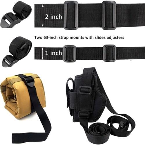 Tactical 1"/2" 140cm Length Molle Backpack Strap Webbing Luggages Chest Harness Adjustable Release Bags Strap