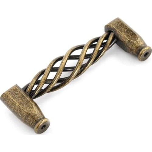 UNILOCKS 5Pcs/Lot New modern design Antique birdcage Cabinet Handle and Knobs ( C:C:96MM L:108MM )