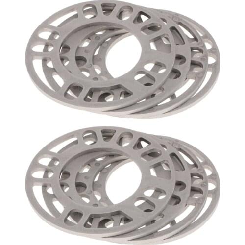 Universal 5mm Thickness Wheel Spacers for Multiple Bolts Pattern, Pack of 8 Alloy Shims Spacer for Wheel