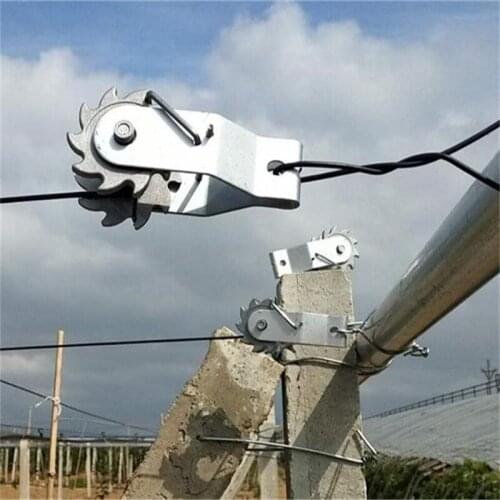 Inline Heavy Duty Ratchet Strainer 50 Pcs Double Holes Fence Ratchet Tensioner