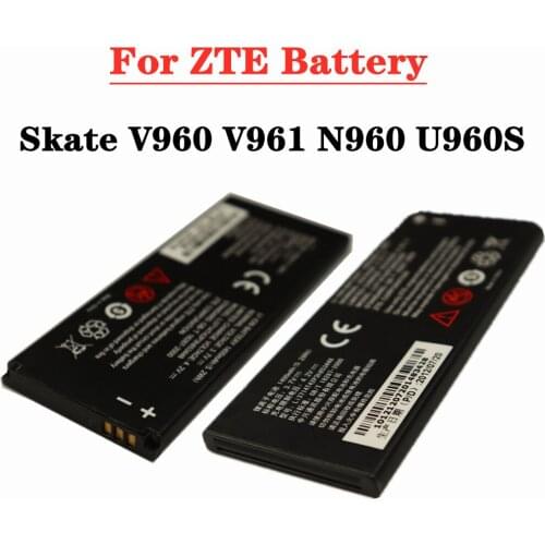 High Quality Li3714t42p3h853448 Battery For ZTE Skate V960 N960 U960s V961 Mobile Phone Battery 1400mAh Replacement Batteries