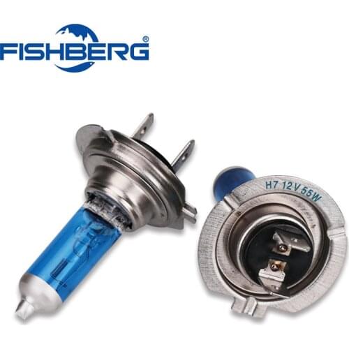 10pcs 12V 55W H7 Halogen 12V 55W Car Headlight Fog Light Bulb Halogen 6000K White Fog Halogen Bulb Car Light 12V Car Styling