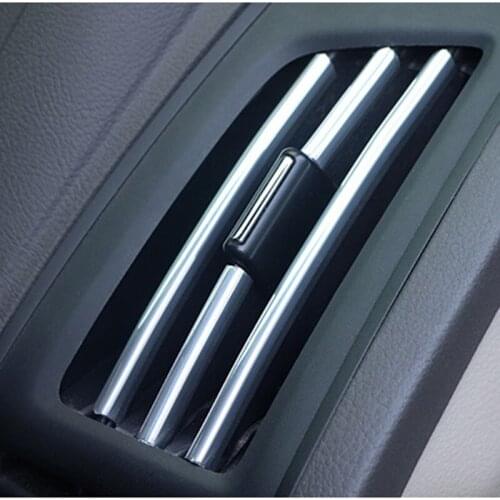 10Pcs/set Car Air Conditioner Outlet Decorative U Shape Moulding Trim Strips Accessories for Opel Astra VAUXHALL MOKKA Zafira