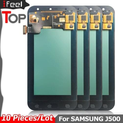 10 Pieces/Lot 100% Tested Super AMOLED LCD For Samsung Galaxy J5 2015 J500 J500F J500FN J500H J500M LCD Display + Touch Screen