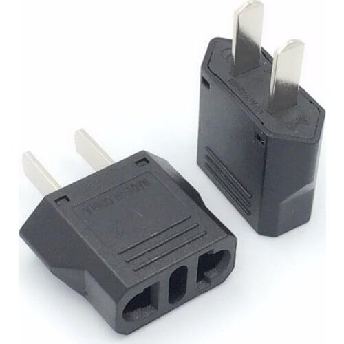 10pcs EU To US Plug Adapter Japan China CN American US Travel Power Adapter Electrical Plug Converter Sockets Charger Outlet