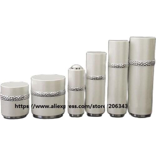 100ml pearl white acrylic/plastic bottle for serum/lotion/emulsion/foundation/skin care bottle cosmetic packing