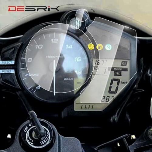 2PCS For Yamaha YZF-R6 YZF600 YZF R6 YZFR6 2017 2018 Motorcycle Cluster Scratch Protection Film Cluster Screen Protector
