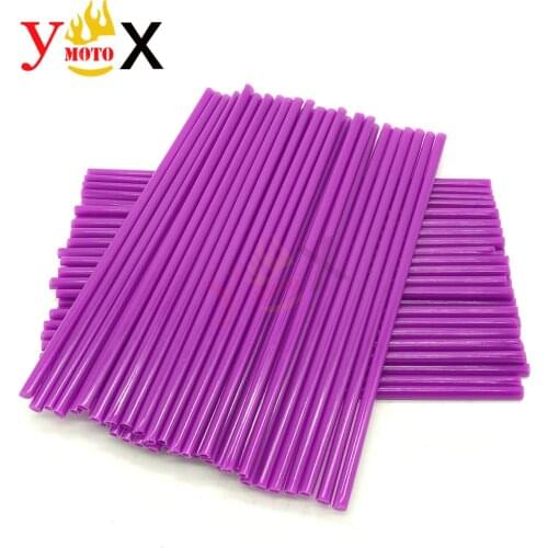 24CM 72PCS Off-road Bikes Wheel Spoke Skin Cover Wraps Coat For Yamaha TW125 TW200 TW225 WR250X XT200 DT125 DT250 TTR XT