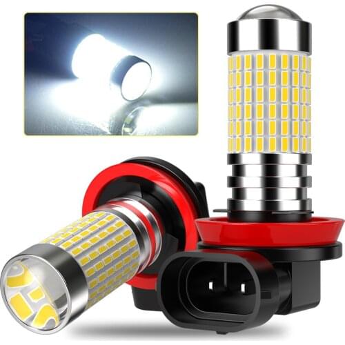 2X H8 LED H11 Fog Light Bulb H7 5202 PSX24W H16 Bulbs Car DRL Fog Lamp For Honda Civic 2018 Crv Nissan Sentra Patrol Micra GT-R