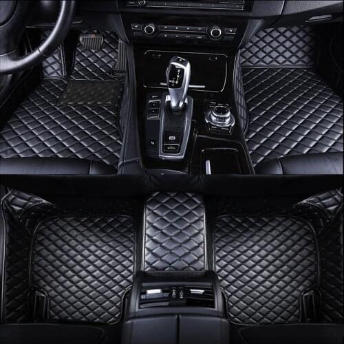 Custom Car Floor Mats for BMW e36 e39 e46 e60 e90 f10 F15 F16 f30 x1 x3 x4 x5 x6 1/2/3/4/5/6/7 foot mats car accessories styling