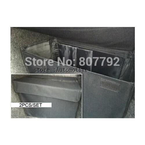 Car Auto storage box storage case rear trunk interior side storage 2pcs/set for Skoda Octavia 2007-2012