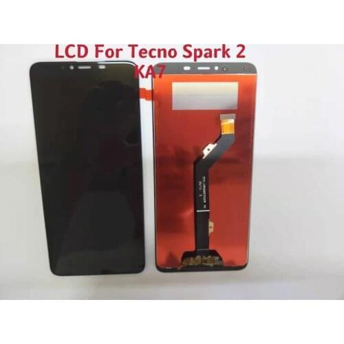 10 PCS/Lot LCD Touch Screen Digitizer Assembly For Infinix KA7 Tecno Spark 2 LCD Display Replacement