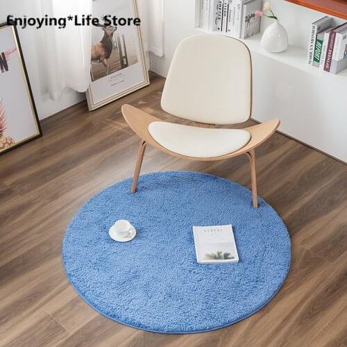 Bedroom Round Carpet Computer Chair Floor Mat Living Room Rug Rugs and Carpets for Home Living Room