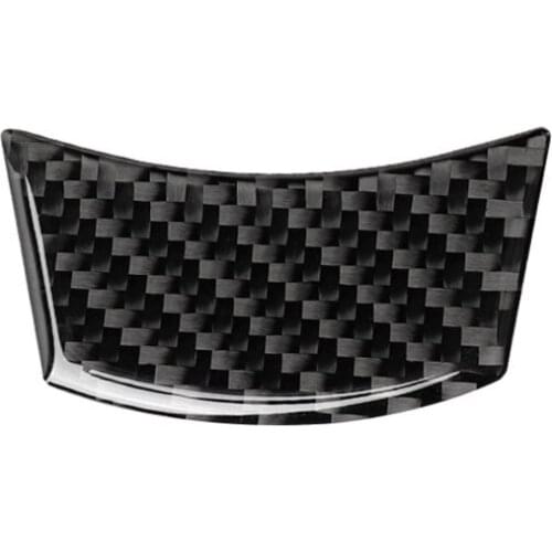 Fit For BMW 5 Series E60 Carbon Fiber Steering Wheel Sticker Car Modified Interior Fitting M Stripe Logo