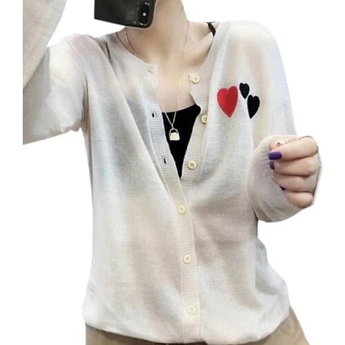 New 2020 Spring Summer Womens Coat Loose Large Size 4XL Sun Protection Clothing Ice Silk Knit Cardigan Casual Shirt Jacket 127