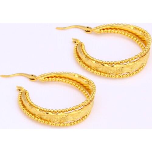 New Arrival Simple Circle Dangle Earrings Female Earrings Girls Fashion Jewelry Womens Gift
