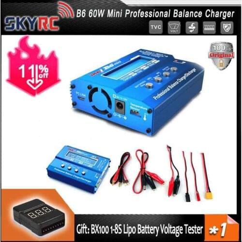 Original SKYRC Imax B6 60W Mini Professional Balance Charger Discharger For Helicopter Toys Quadcopter Battery Charging RC parts