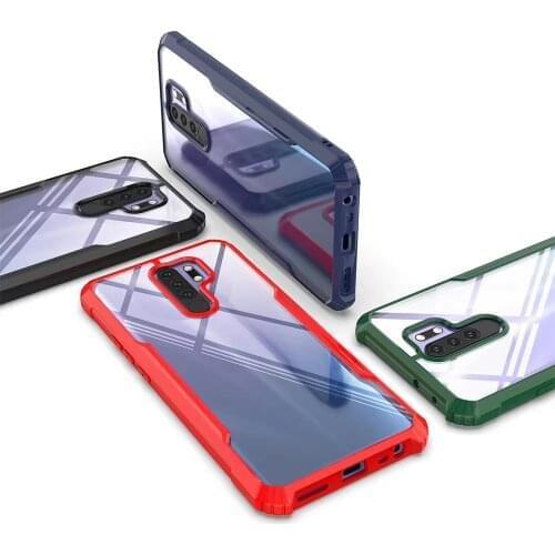 Clear Hybrid Hard PC Acrylic Case For Xiaomi Mi 10T Pro Bumper Shockproof Cover Shell for xiaomi mi 10t mi10t pro Phone Case