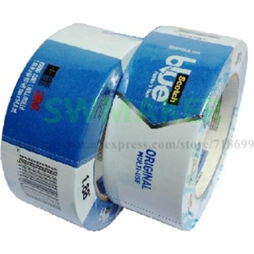 SWMAKER Reprap 3D Printer Original Scotch Blue Painters Tape 2090 bule tape 24mm/48mm WD 54.8m length Print Bed / Painters