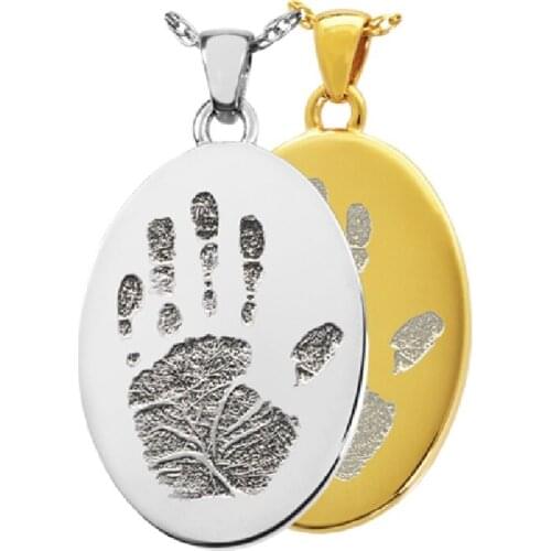 Hand Patterned Silver / Gold Necklace