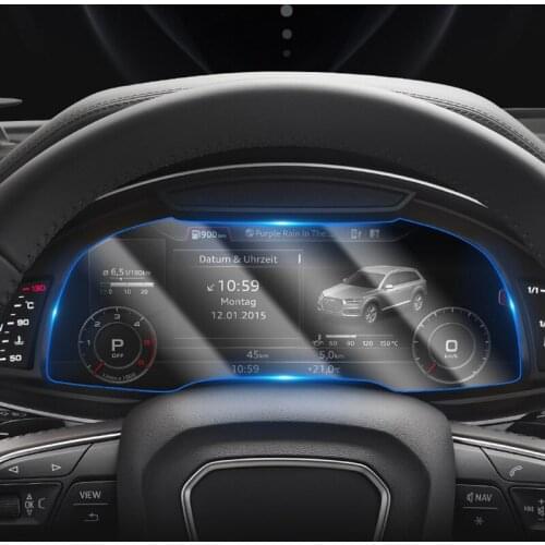 Dashboard Screen Protective Film TPU Transparent Anti-scratch Car Styling Accessorie For Audi A4 A5 A6 A8 Q3 Q5 Q7 2012-2020