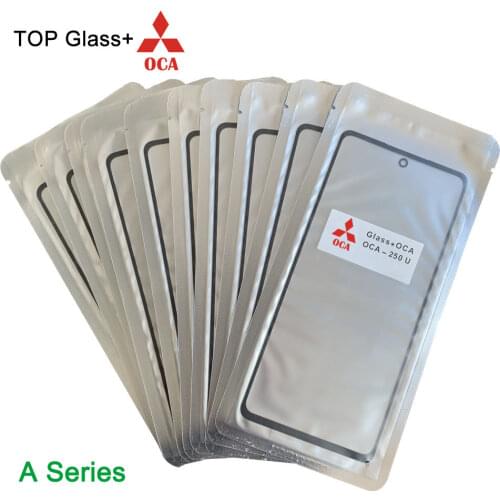 10Pcs (New 3D Repair) Front Glass With OCA For Samsung Galaxy Note8 Note9 Note10 Plus LCD Outer Screen Panel Replacement