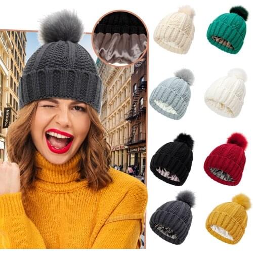 Winter Beanies Hats For Women Men Warm Pointed Knitting Thicken Caps Casua Solid Color Female Fashion Hats Casual Cap Wholesale