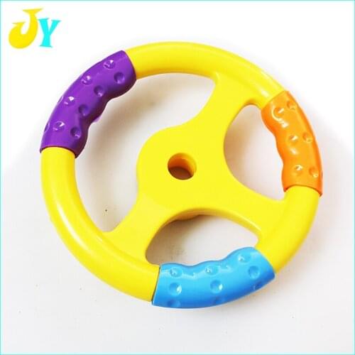 2pcs kiddie rides / swing machine steering wheel 17cm Plastic Steering Wheel with screw for Game machine accessories