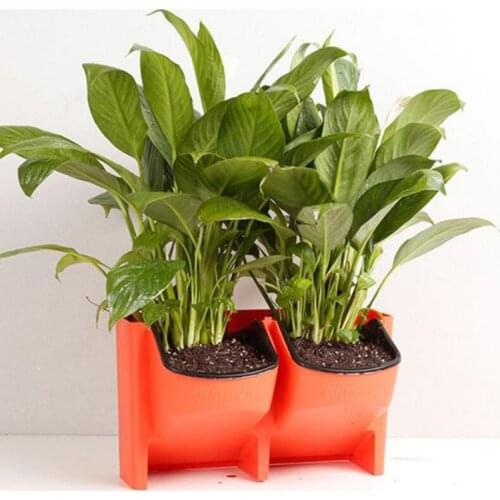 2020 Background Wall Flower Pot Wall Vertical Flower Pot For Hanging Garden Supplies