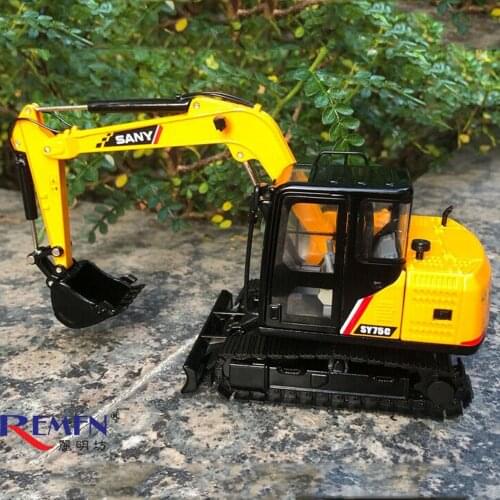 75C-9 1/35 Diecast excavator Vehicle Construction Truck Collections Toy Boys Gifts Birthday Gifts