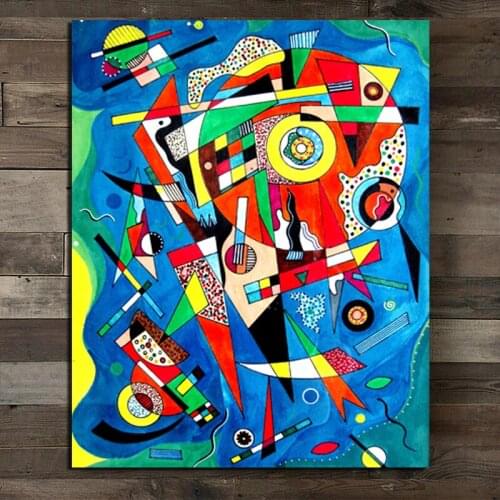 Wassily Kandinsky Abstract Wall Art Canvas Painting Posters Prints Modern Painting Wall Picture For Living Room Home Decoration