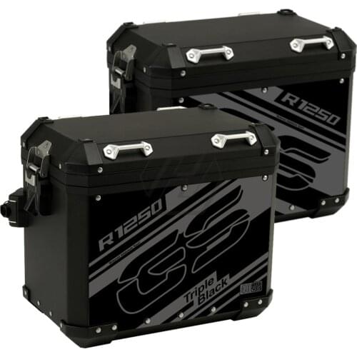 For BMW Motorrad Panniers R1200GS R1250GS Adventure 2004-2021 Motorcycle Triple Black Sticker