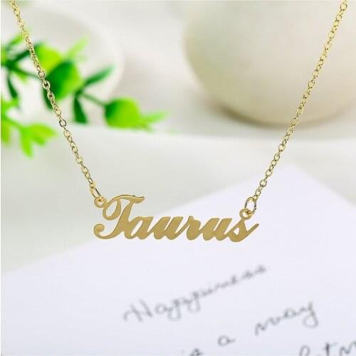 Hot Fashion Gold Color Personalized Simple Letter Necklace Stainless Steel Choker Custom Wedding Anniversary Party Jewelry