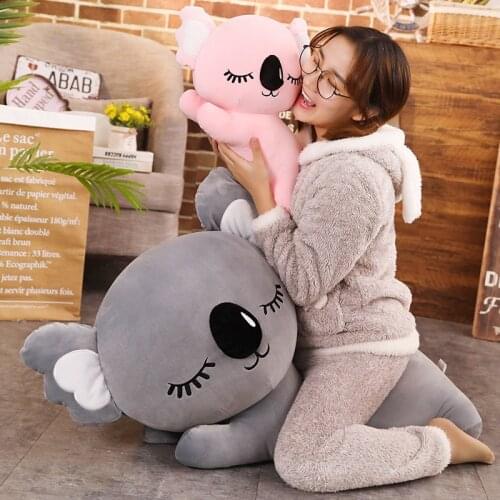 Koala Plush Toy Koala Bear Plush Simulation Kawaii Pillow Stuffed Animal Bed Soft Sofa Nap Pillow Friend Christmas Girls Gifts