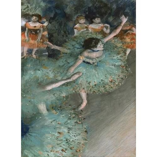 Canvas printed World Famous impression painting from hand painted little dancer girls , fine party decoration gift free shipping