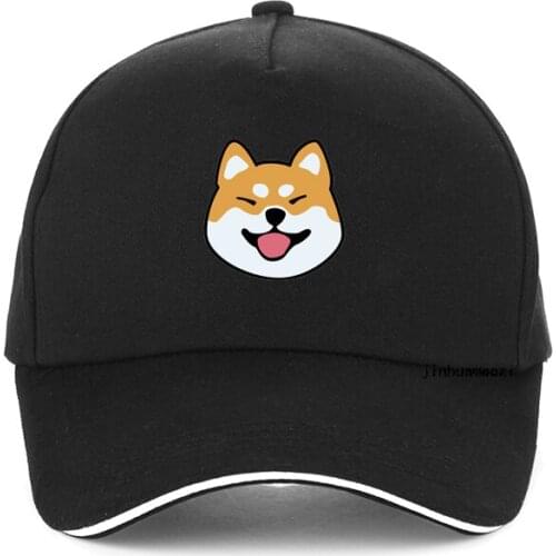 Fashion Men Creative Cute Dog Shiba Inu Pattern Baseball Hat Summer Women adjustable Cartoon hip hop snapback hats
