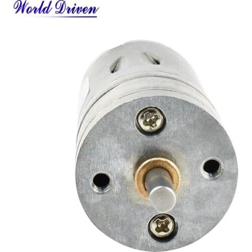 12V Dc 6V 24V Low Rpm Brushed High Torque Worm Gear Motor