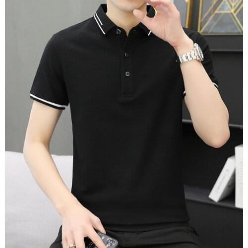 2021 New Men Polo Shirts Men Cotton Short Sleeve shirt Clothes jerseys Golf Tennis Big Size Clothes