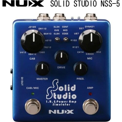 NUX NSS5 Solid Studio IR & Power Amp Simulator Pedal guitar amp pedal speaker effect pedal