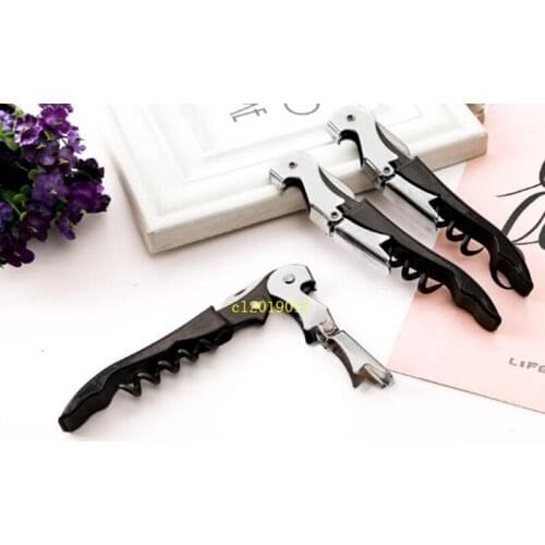 Waiter Wine Tool Bottle Opener Sea horse Corkscrew Knife Pulltap Double Hinged Corkscrew